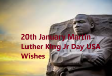 20th January Martin Luther King Jr Day USA Wishes