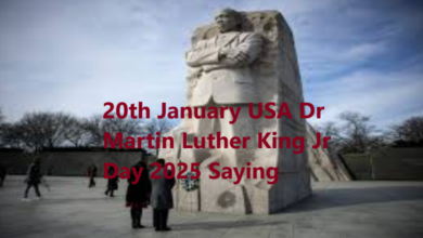 20th January USA Dr Martin Luther King Jr Day 2025 Saying