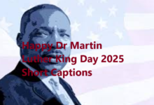 Happy Dr Martin Luther King Day 2025 Short Captions