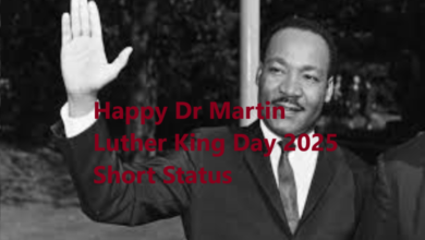 Happy Dr Martin Luther King Day 2025 Short Status