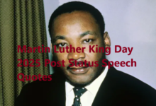 Martin Luther King Day 2025 Post Status Speech Quotes